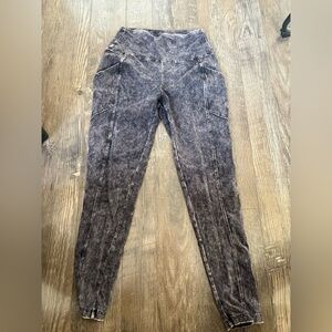 Zenana acid wash leggings.